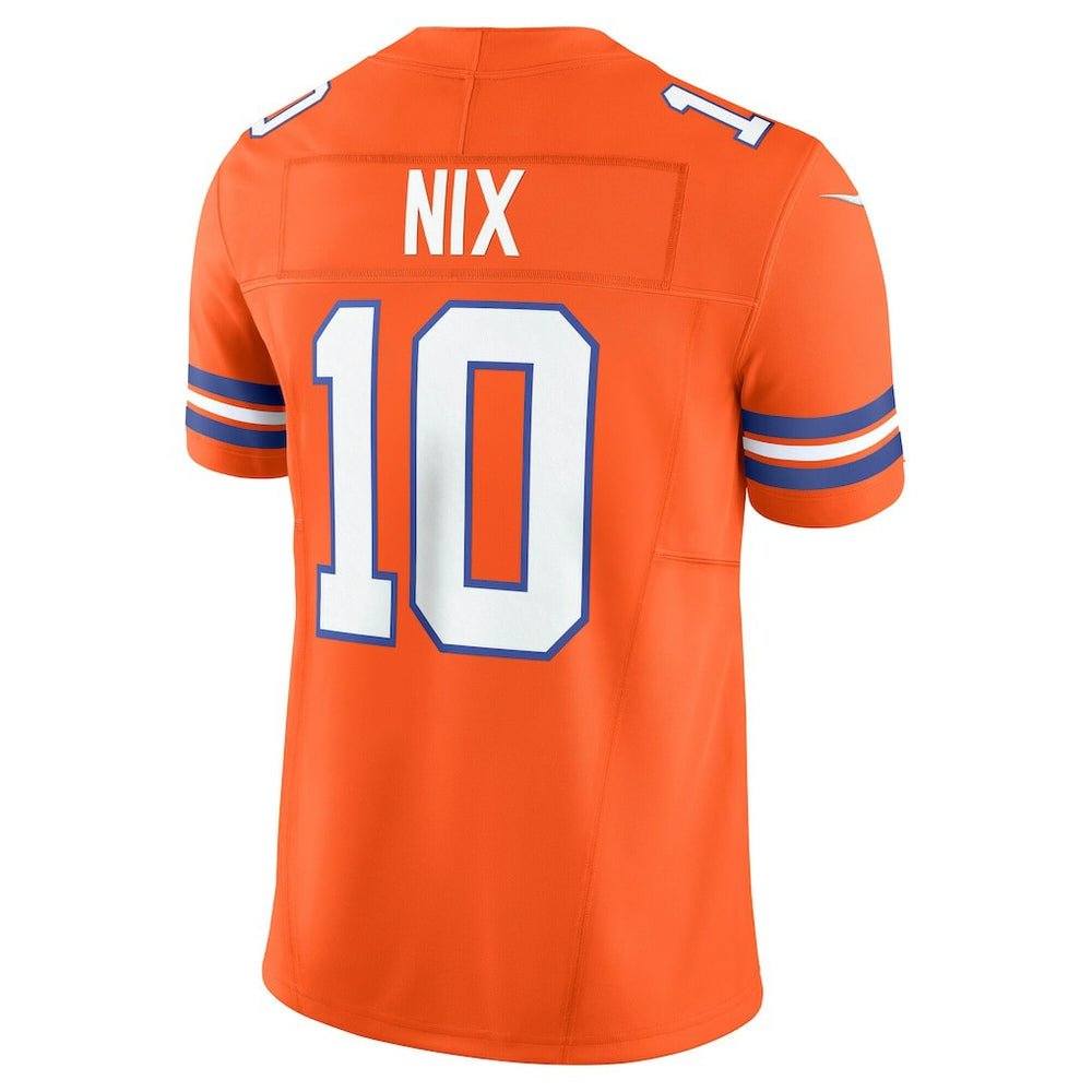Bo Nix Denver Broncos Vapor F.U.S.E. Limited Jersey - Orange Jerseys
