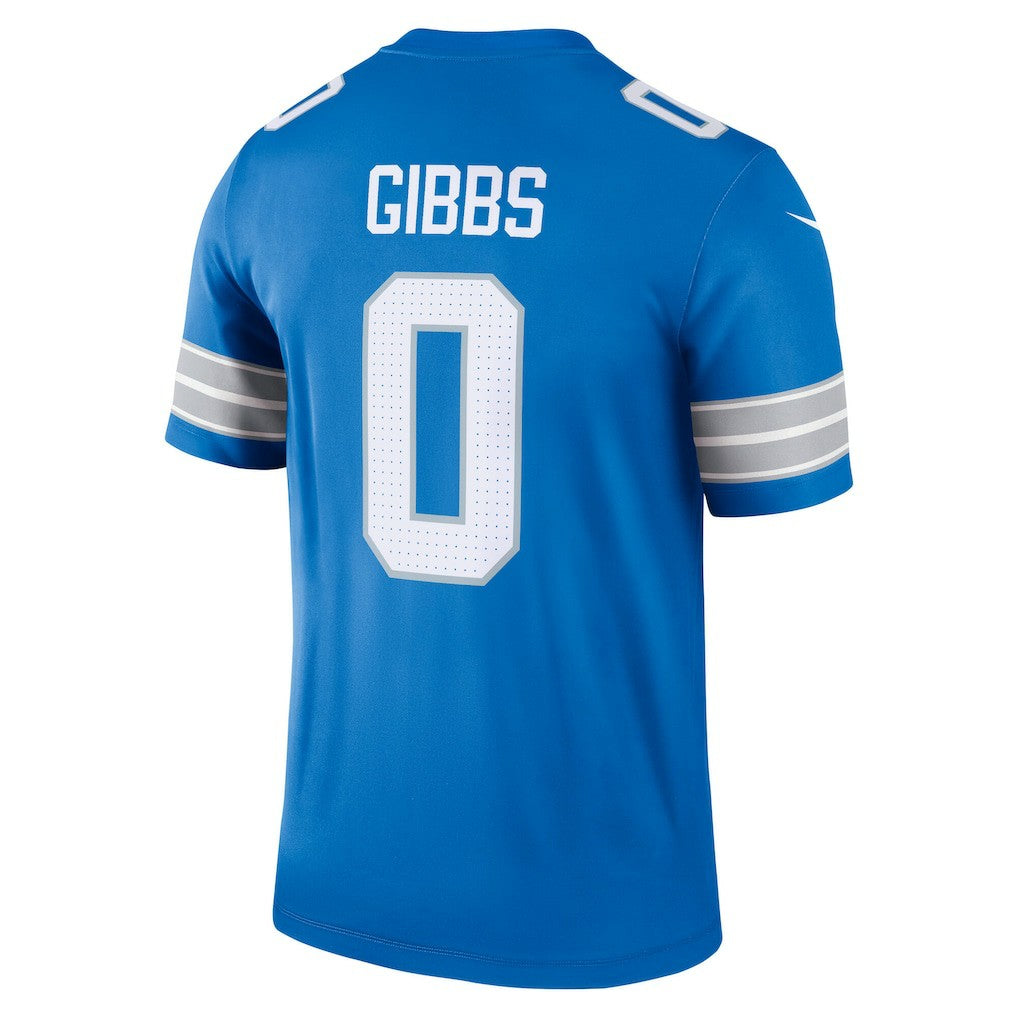 Jahmyr Gibbs Detroit Lions Legend Player Performance Top - Blue Tops
