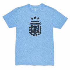 Lautaro Martinez Argentina National Team 1863FC Retro Player Tri-Blend T-Shirt Light Blue