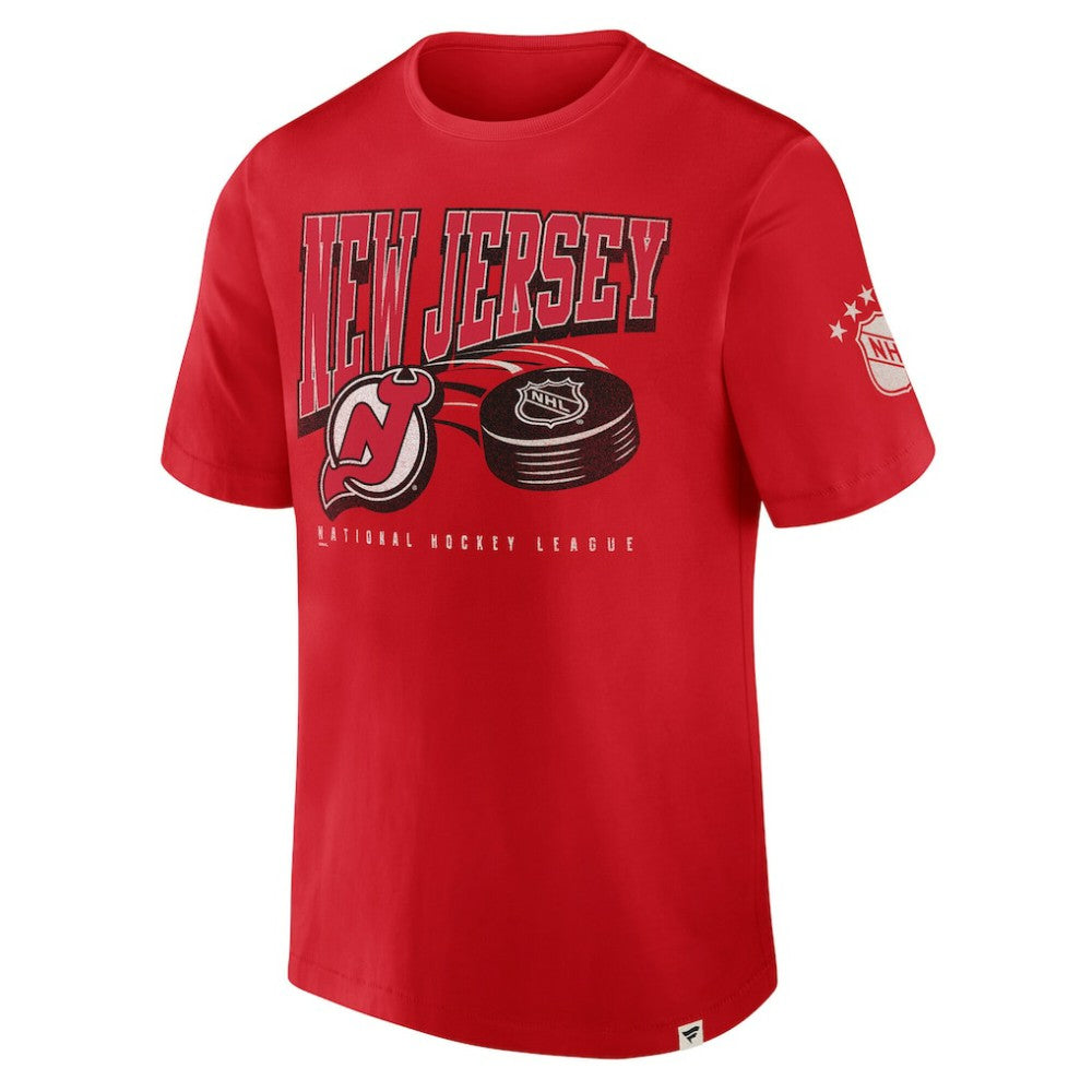 New Jersey Devils Fanatics Decades Collection Made To Last T-Shirt - Red | US 202135497