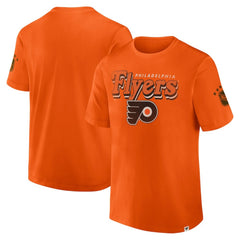 Philadelphia Flyers Fanatics Decades Collection Made To Last T-Shirt - Orange | US 202135505