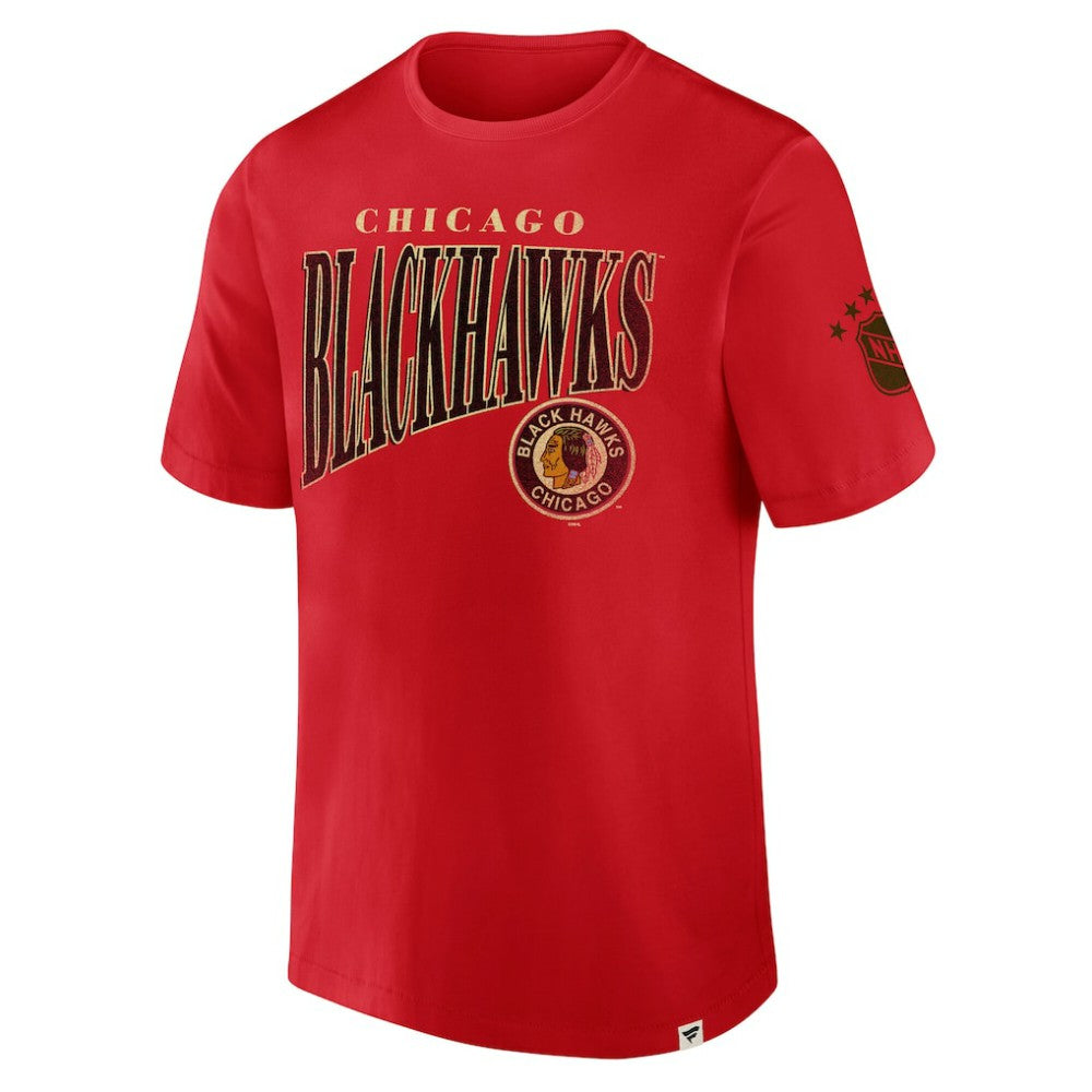 Chicago Blackhawks Fanatics Decades Collection Made To Last T-Shirt - Red | US 202135521
