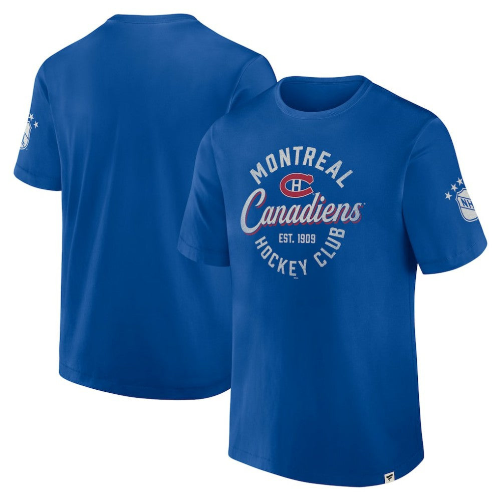 Montreal Canadiens Fanatics Decades Collection Made To Last T-Shirt - Royal | US 202135523