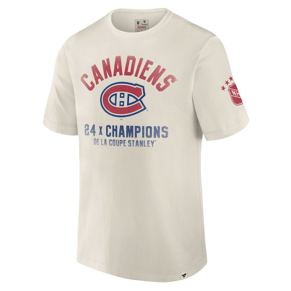 Montreal Canadiens Fanatics Decades Collection Timeless T-Shirt - White | US 202135532