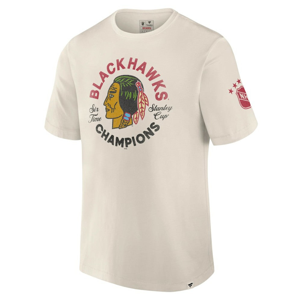 Chicago Blackhawks Fanatics Decades Collection Timeless T-Shirt - White | US 202135533