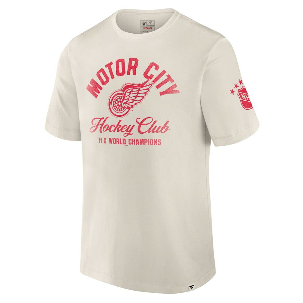 Detroit Red Wings Fanatics Decades Collection Timeless T-Shirt - White | US 202135538