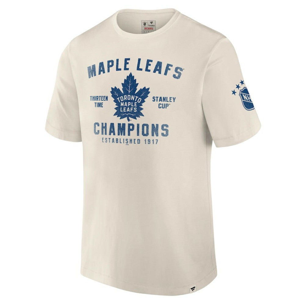 Toronto Maple Leafs Fanatics Decades Collection Timeless T-Shirt - White | US 202135543