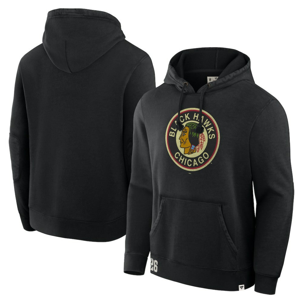 Chicago Blackhawks Fanatics Decades Collection Tradition Hoodie - Black | US 202135573