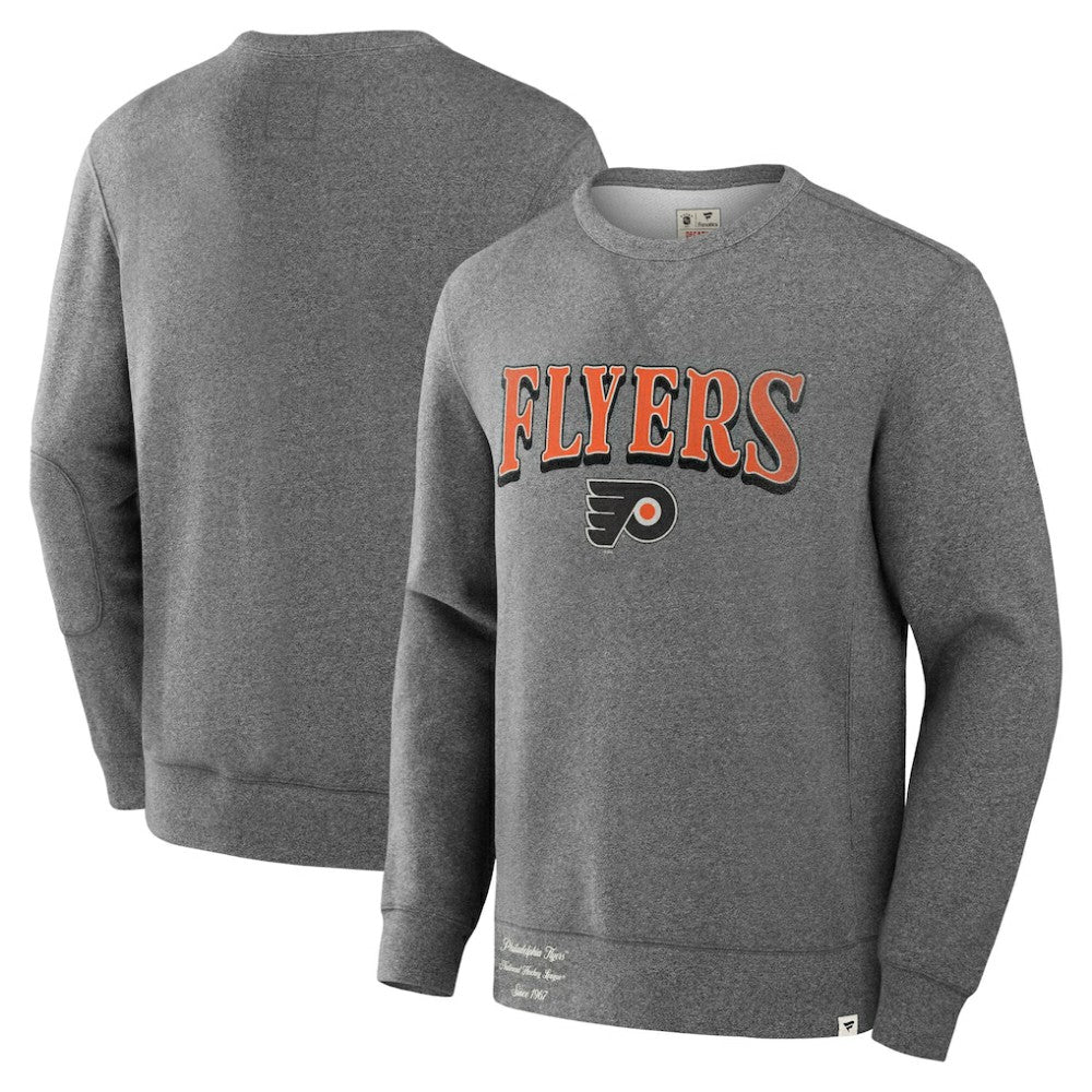 Philadelphia Flyers Fanatics Decades Collection Legendary Fleece Pullover Sweatshirt - Heather Gray | US 202135593