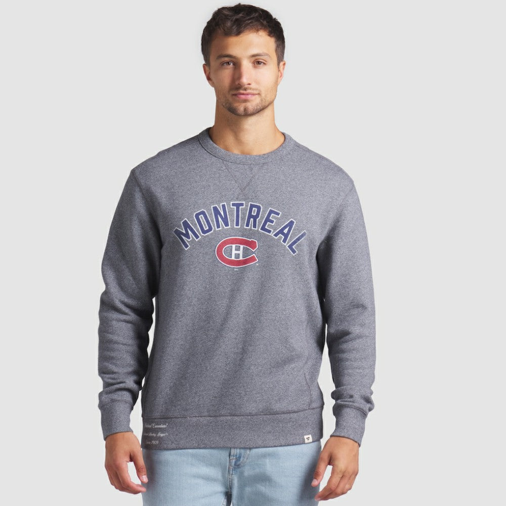 Montreal Canadiens Fanatics Decades Collection Legendary Fleece Pullover Sweatshirt - Heather Gray | US 202135600