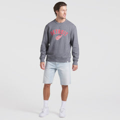 Detroit Red Wings Fanatics Decades Collection Legendary Fleece Pullover Sweatshirt - Heather Gray | US 202135606