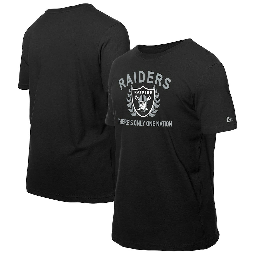 Las Vegas Raiders New Era 2025 NFL Draft T-Shirt - Black T-shirts