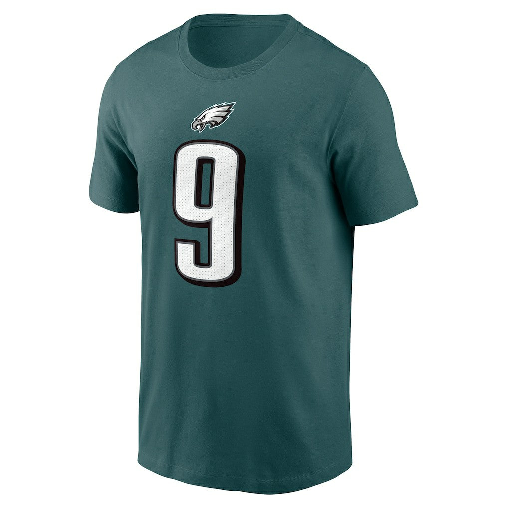 Nick Foles Philadelphia Eagles Retired Player Name & Number T-Shirt - Midnight Green T-shirts