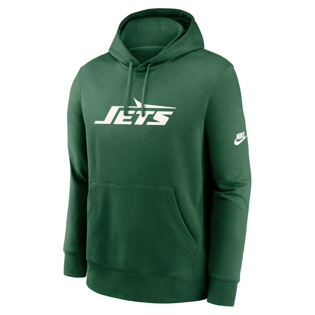 New York Jets Rewind Club Logo Pullover Hoodie - Green Hoodies