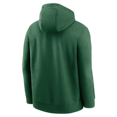 New York Jets Rewind Club Logo Pullover Hoodie - Green Hoodies