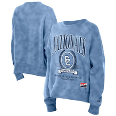 Washington Nationals New Era Women's 2025 City Connect Pullover Sweatshirt - Blue Pullover