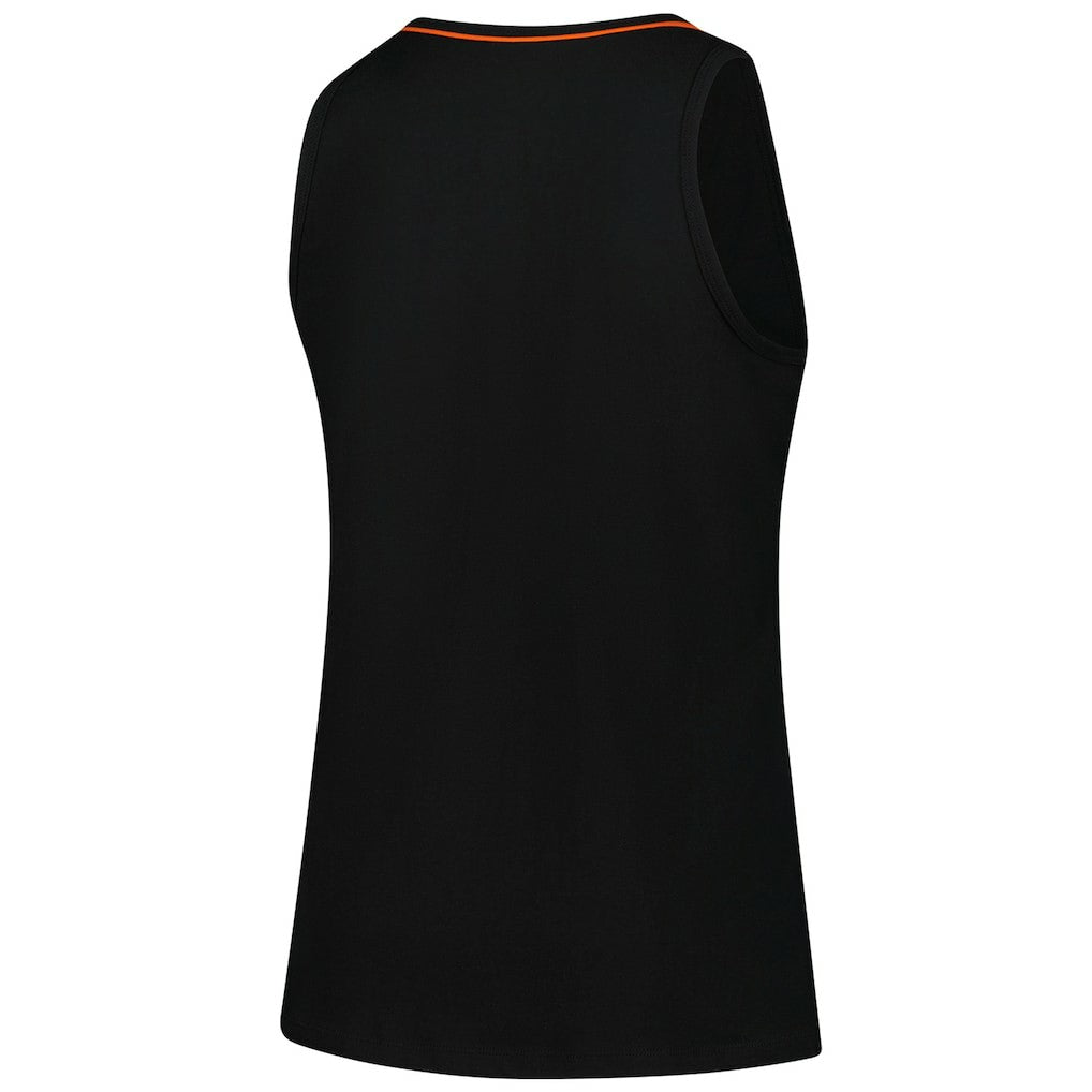 Cincinnati Bengals Logo Athletic Women's Plus Size Stellar Win V-Neck Tank Top - Black Tops