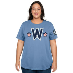 Washington Nationals New Era Women's 2025 City Connect Plus Size T-Shirt - Powder Blue T-shirts