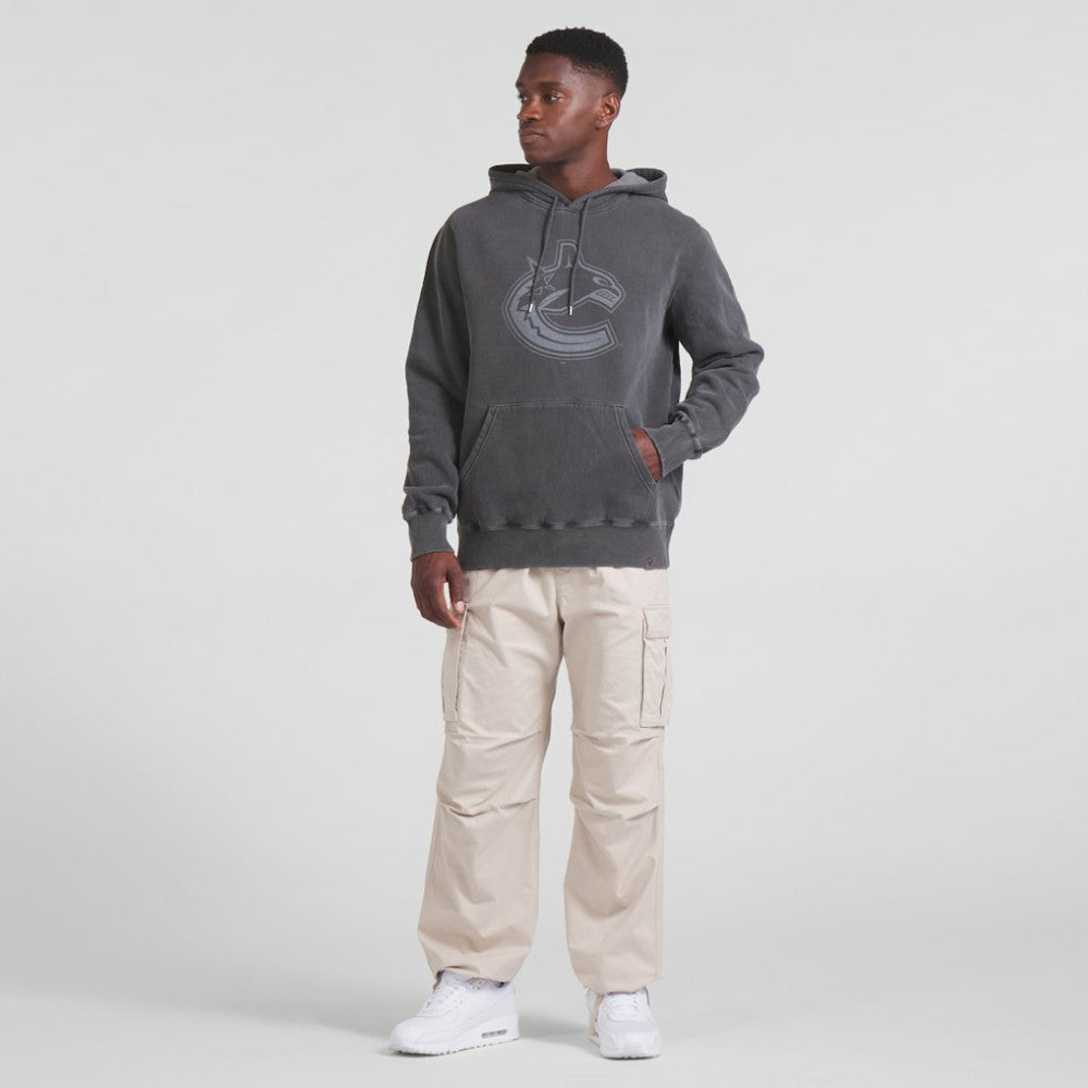 Vancouver Canucks Fanatics Made in Canada Pullover Hoodie - Black | US 202144502