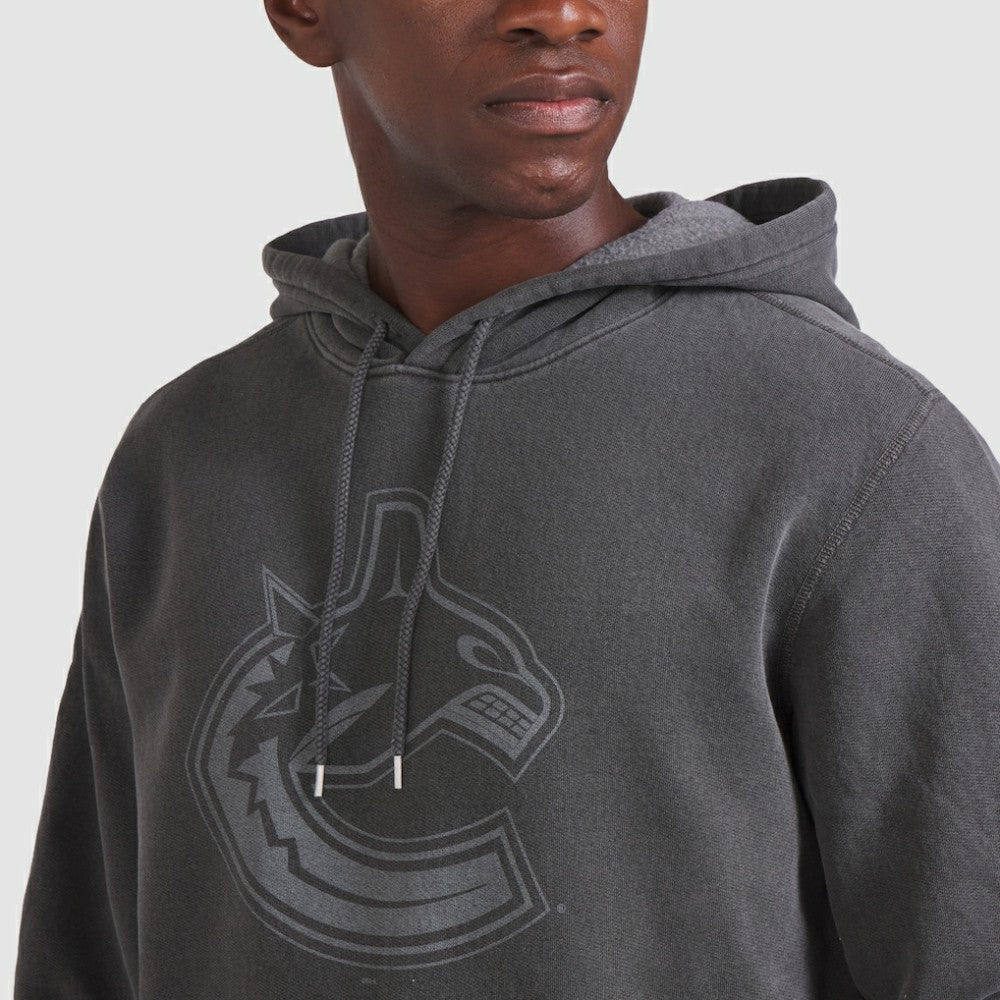 Vancouver Canucks Fanatics Made in Canada Pullover Hoodie - Black | US 202144502
