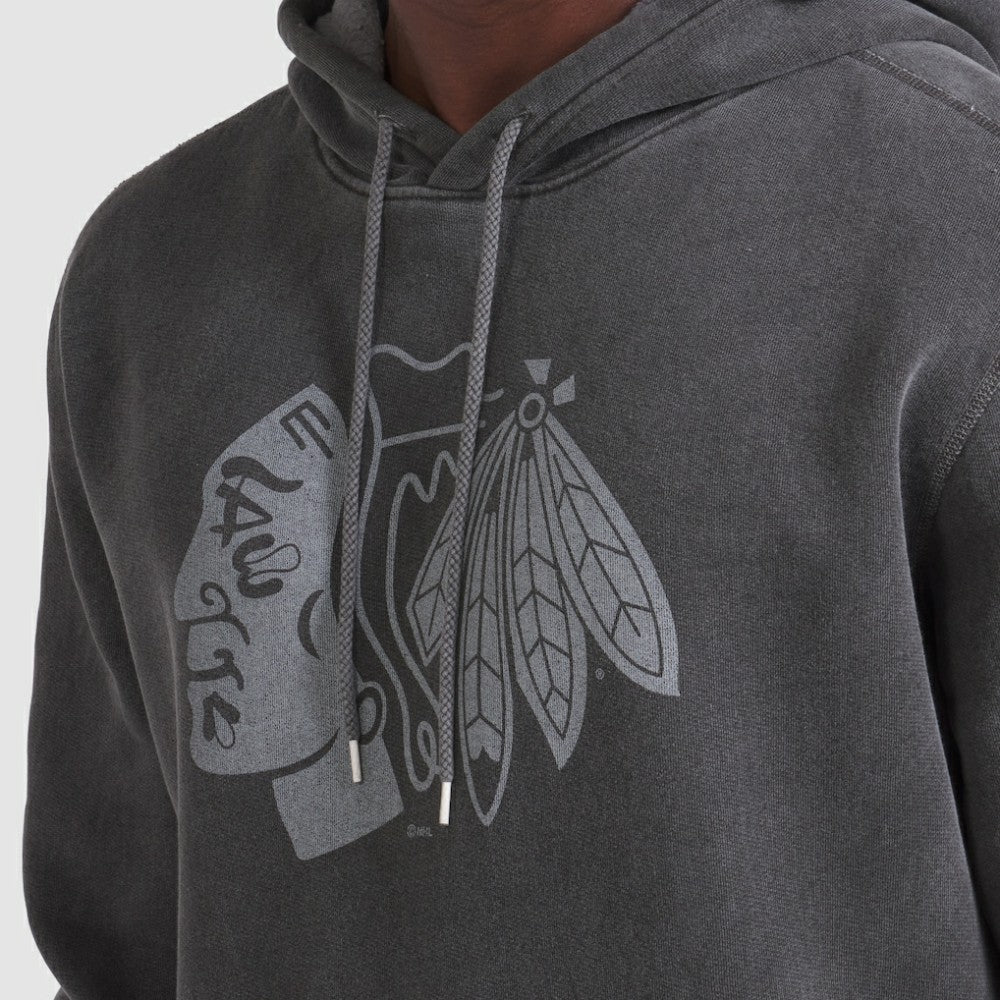 Chicago Blackhawks Fanatics Made in Canada Pullover Hoodie - Black | US 202144514