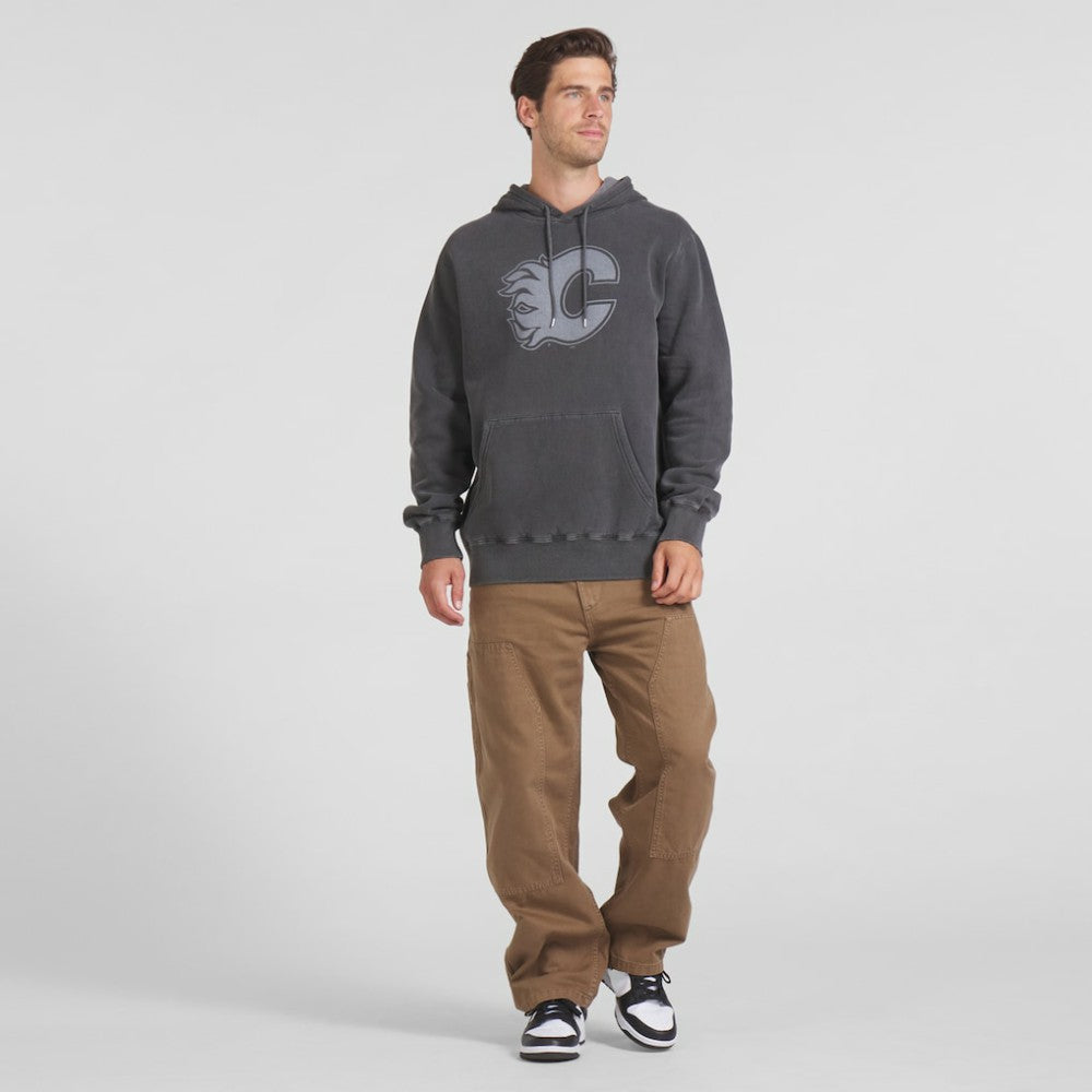 Calgary Flames Fanatics Made in Canada Pullover Hoodie - Black | US 202144515