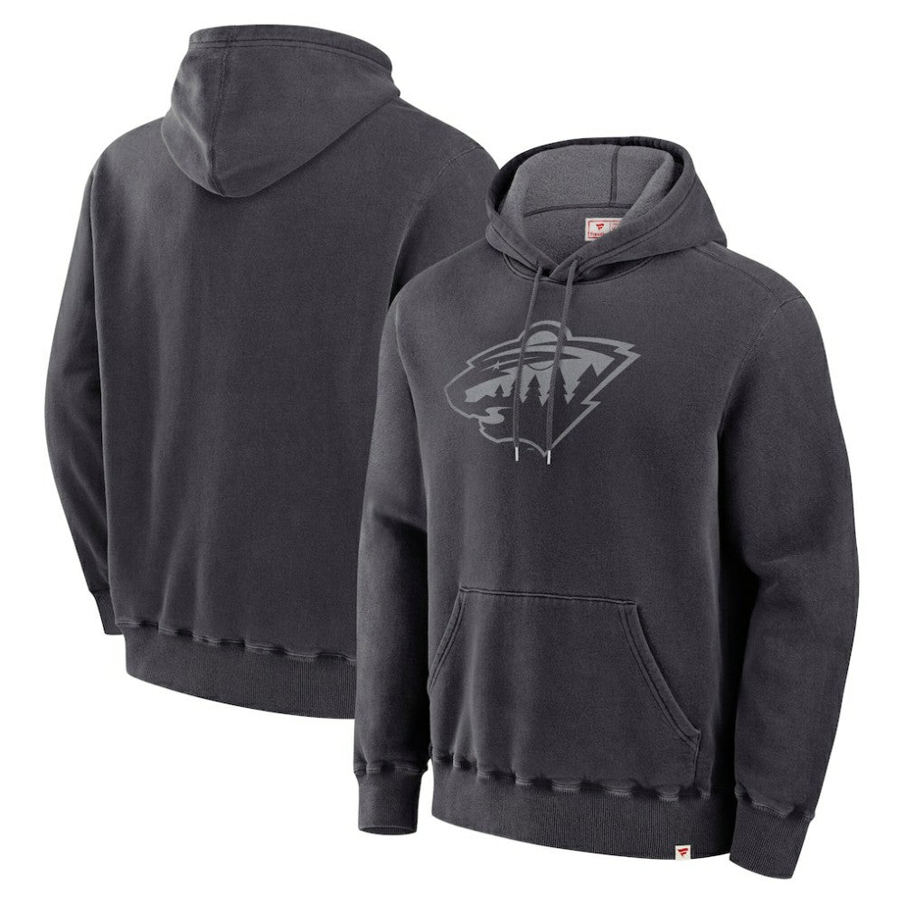 Minnesota Wild Fanatics Made in Canada Pullover Hoodie - Black | US 202144516