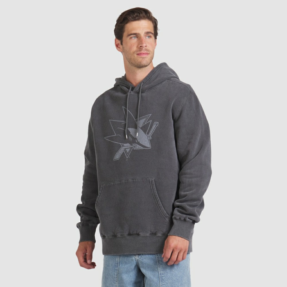 San Jose Sharks Fanatics Made in Canada Pullover Hoodie - Black | US 202144517