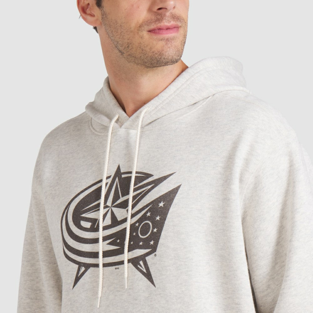 Columbus Blue Jackets Fanatics Made in Canada Pullover Hoodie - Cream | US 202144525