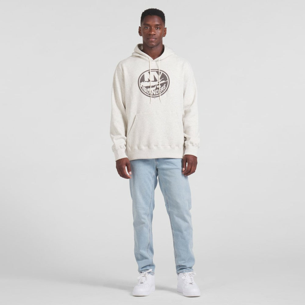 New York Islanders Fanatics Made in Canada Pullover Hoodie - Cream | US 202144526