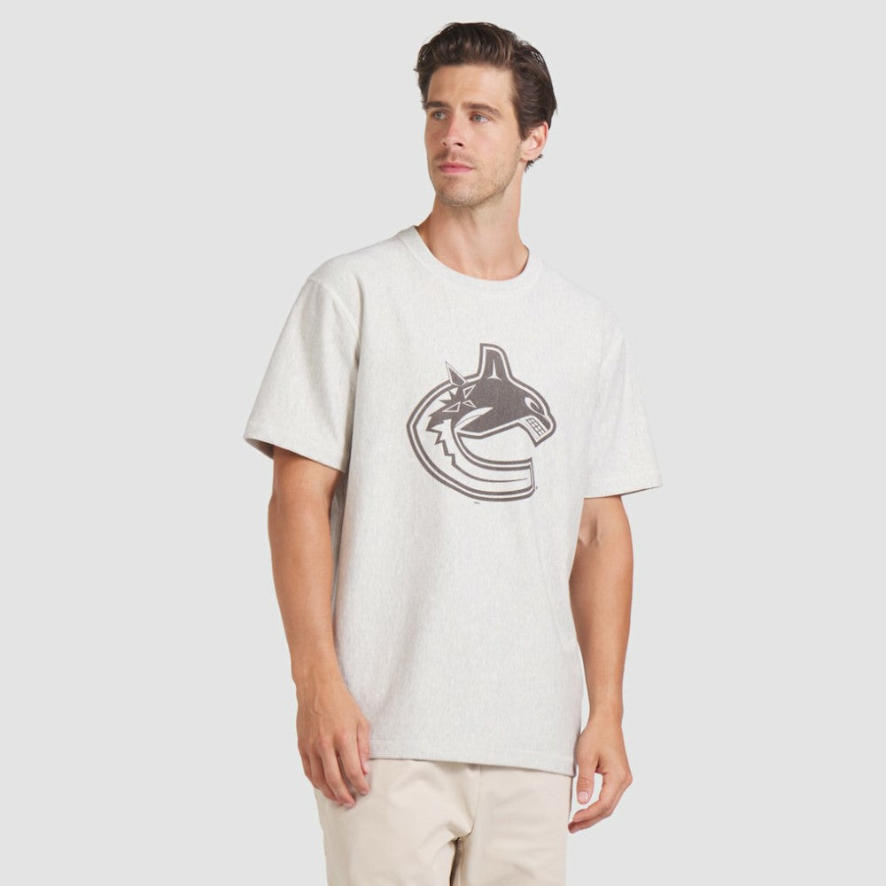 Vancouver Canucks Fanatics Made in Canada T-Shirt - Cream | US 202144562