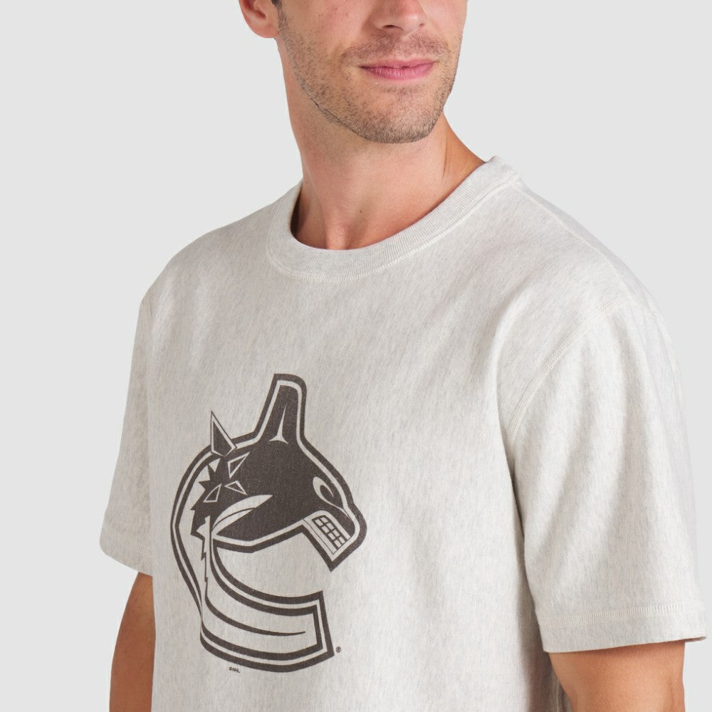 Vancouver Canucks Fanatics Made in Canada T-Shirt - Cream | US 202144562