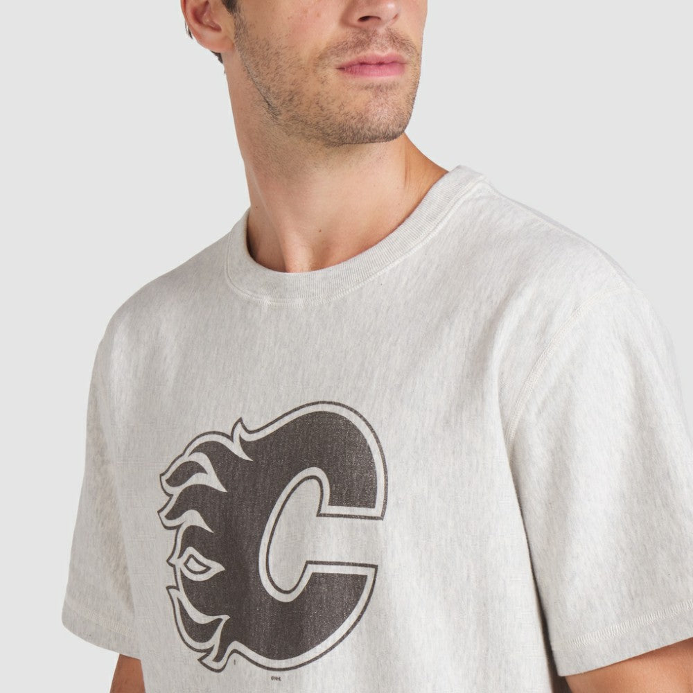 Calgary Flames Fanatics Made in Canada T-Shirt - Cream | US 202144566