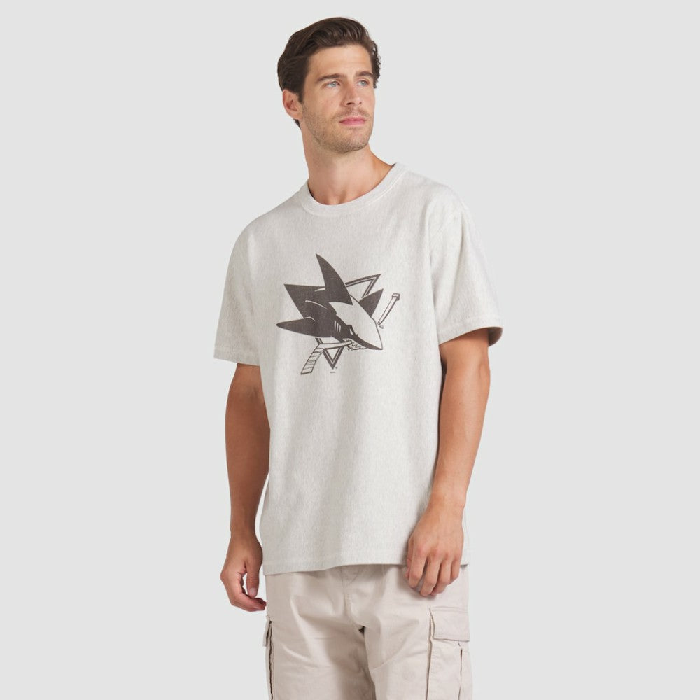 San Jose Sharks Fanatics Made in Canada T-Shirt - Cream | US 202144567