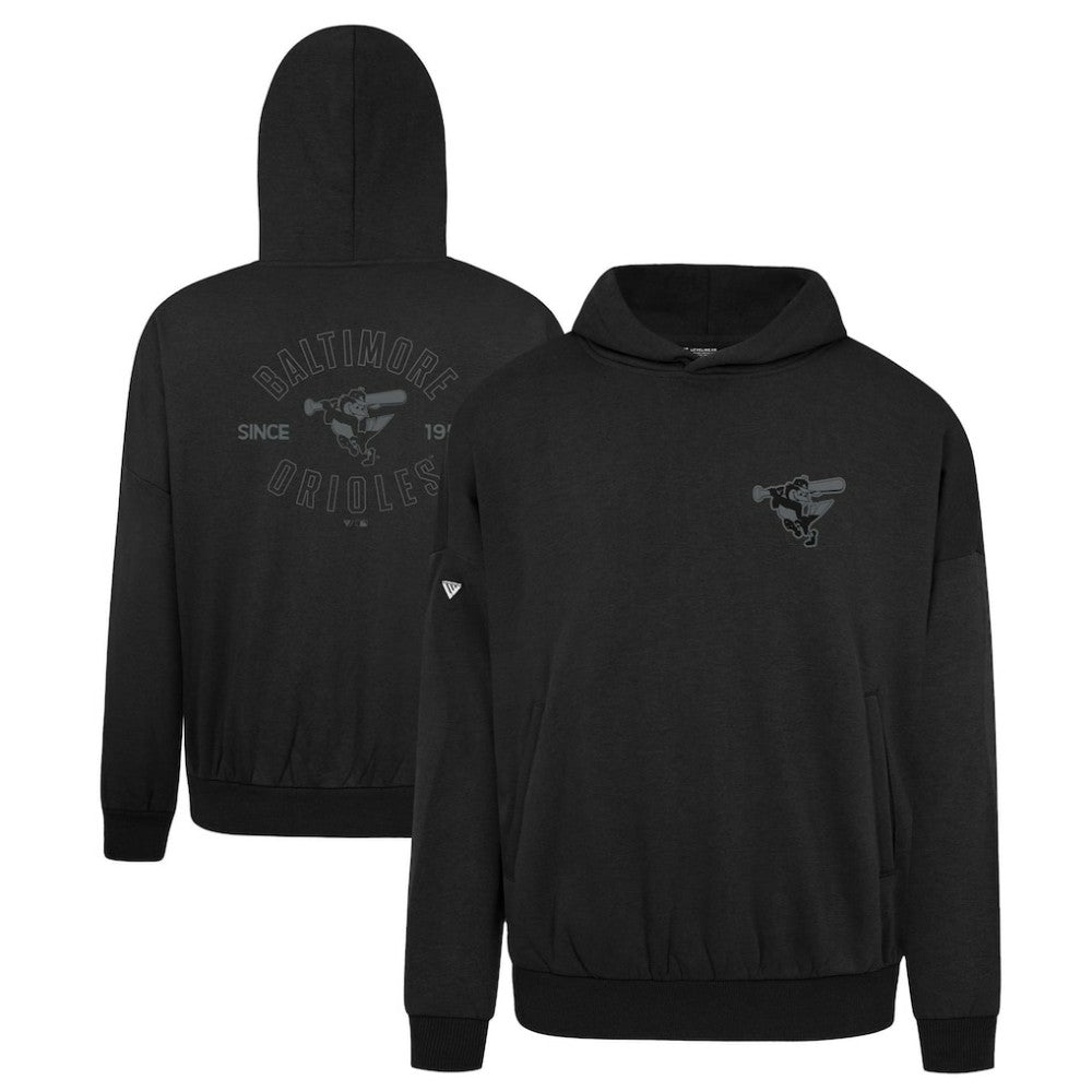 Baltimore Orioles Levelwear Contact Nightfall Pullover Hoodie - Black Hoodies