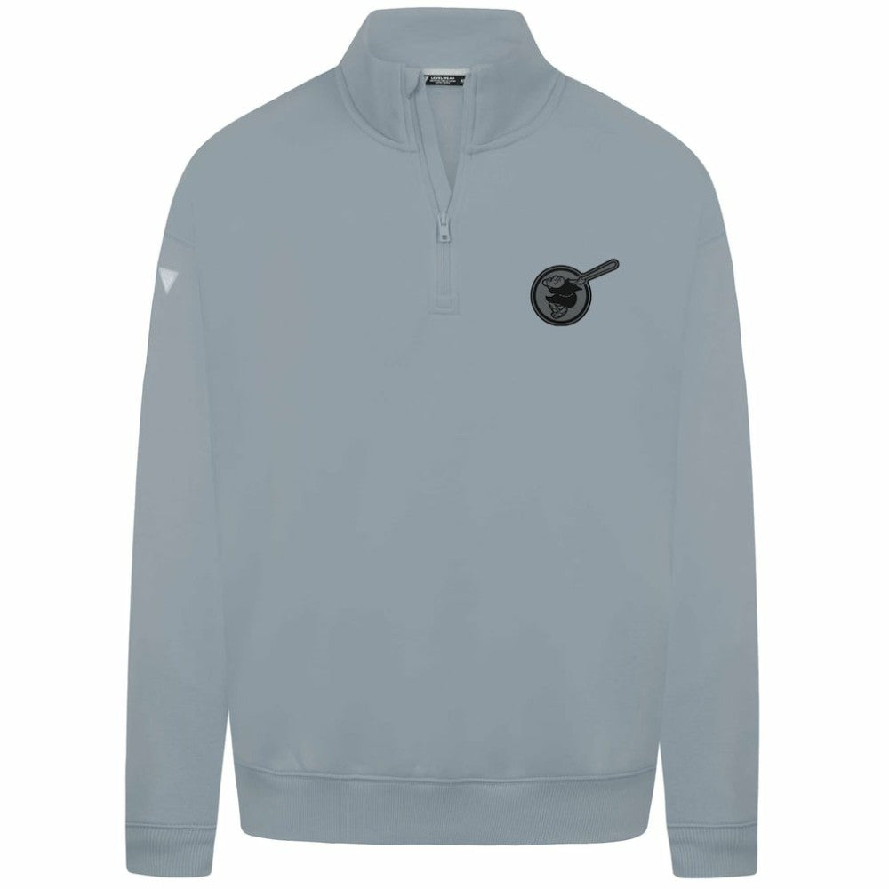 San Diego Padres Levelwear Murray Nightfall Quarter-Zip Top - Gray Tops