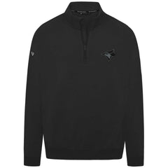 Toronto Blue Jays Levelwear Murray Nightfall Quarter-Zip Top - Black Tops