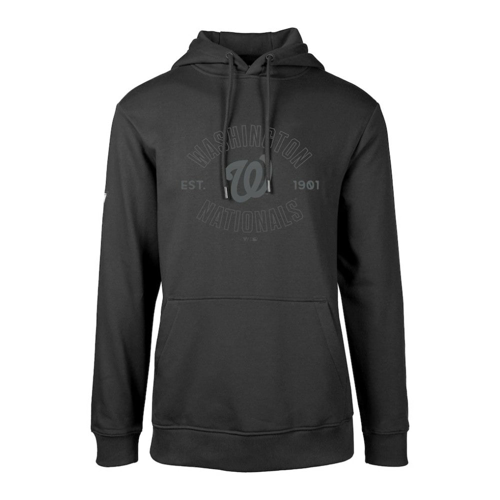 Washington Nationals Levelwear Podium Abyssal Pullover Hoodie - Black Hoodies