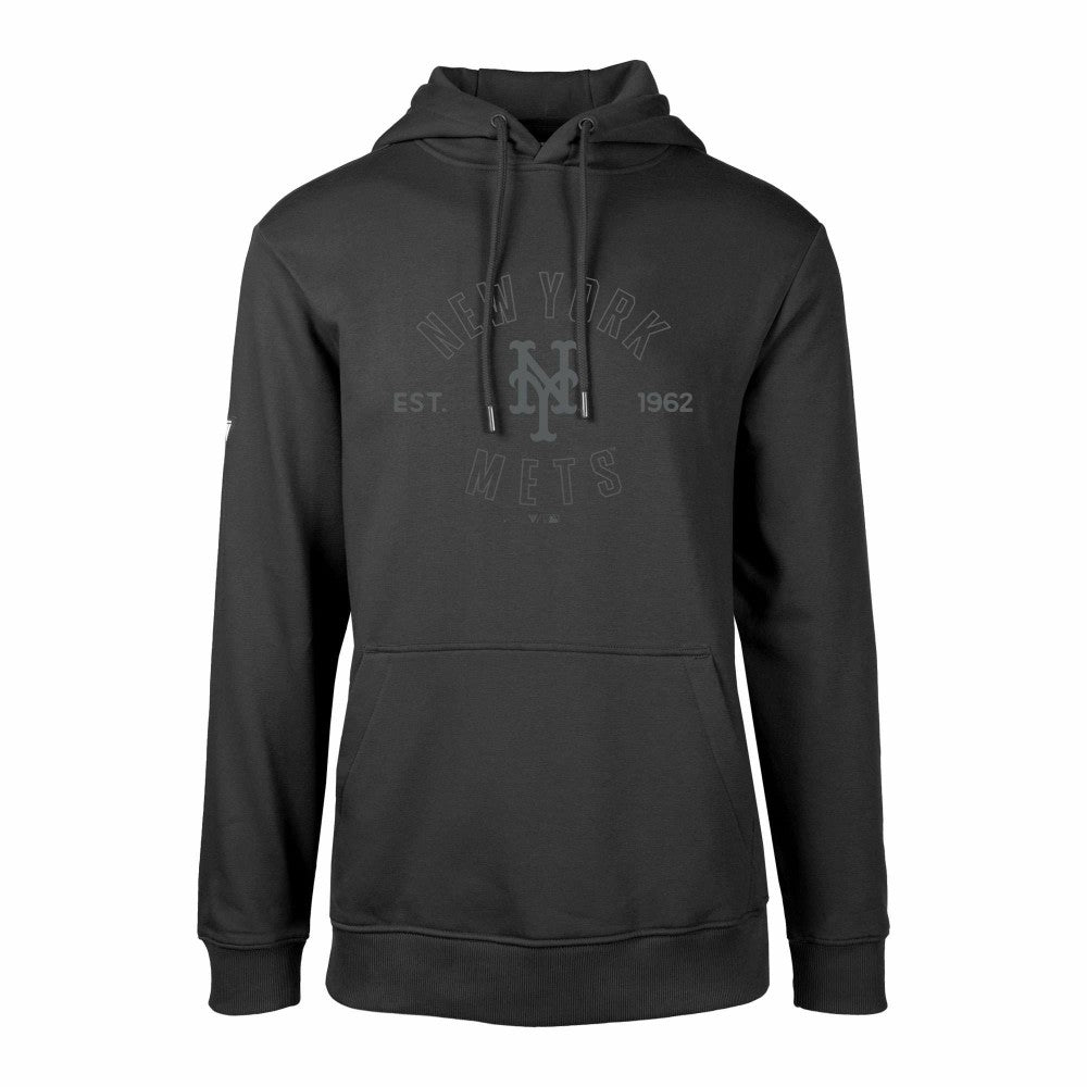 New York Mets Levelwear Podium Abyssal Pullover Hoodie - Black Hoodies