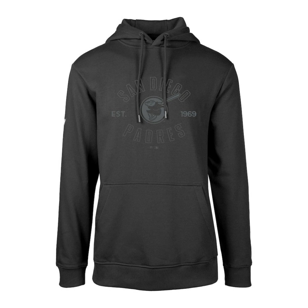 San Diego Padres Levelwear Podium Abyssal Pullover Hoodie - Black Hoodies