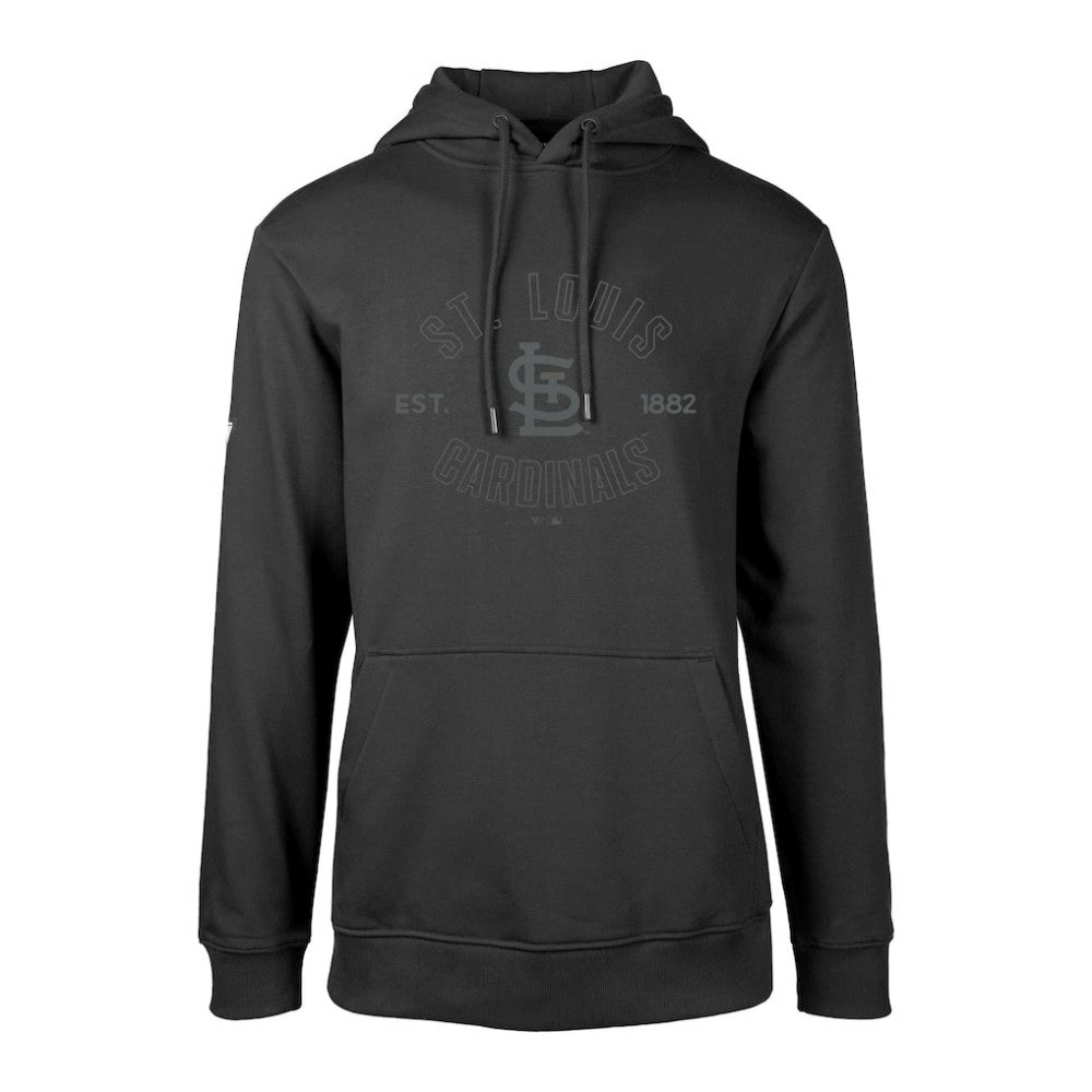 St. Louis Cardinals Levelwear Podium Abyssal Pullover Hoodie - Black Hoodies