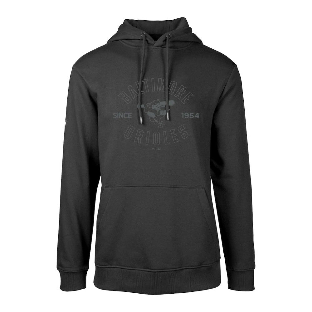 Baltimore Orioles Levelwear Podium Abyssal Pullover Hoodie - Black Hoodies