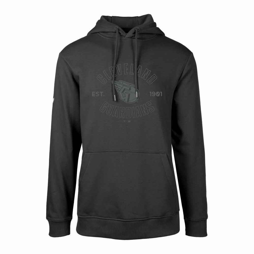 Cleveland Guardians Levelwear Podium Abyssal Pullover Hoodie - Black Hoodies