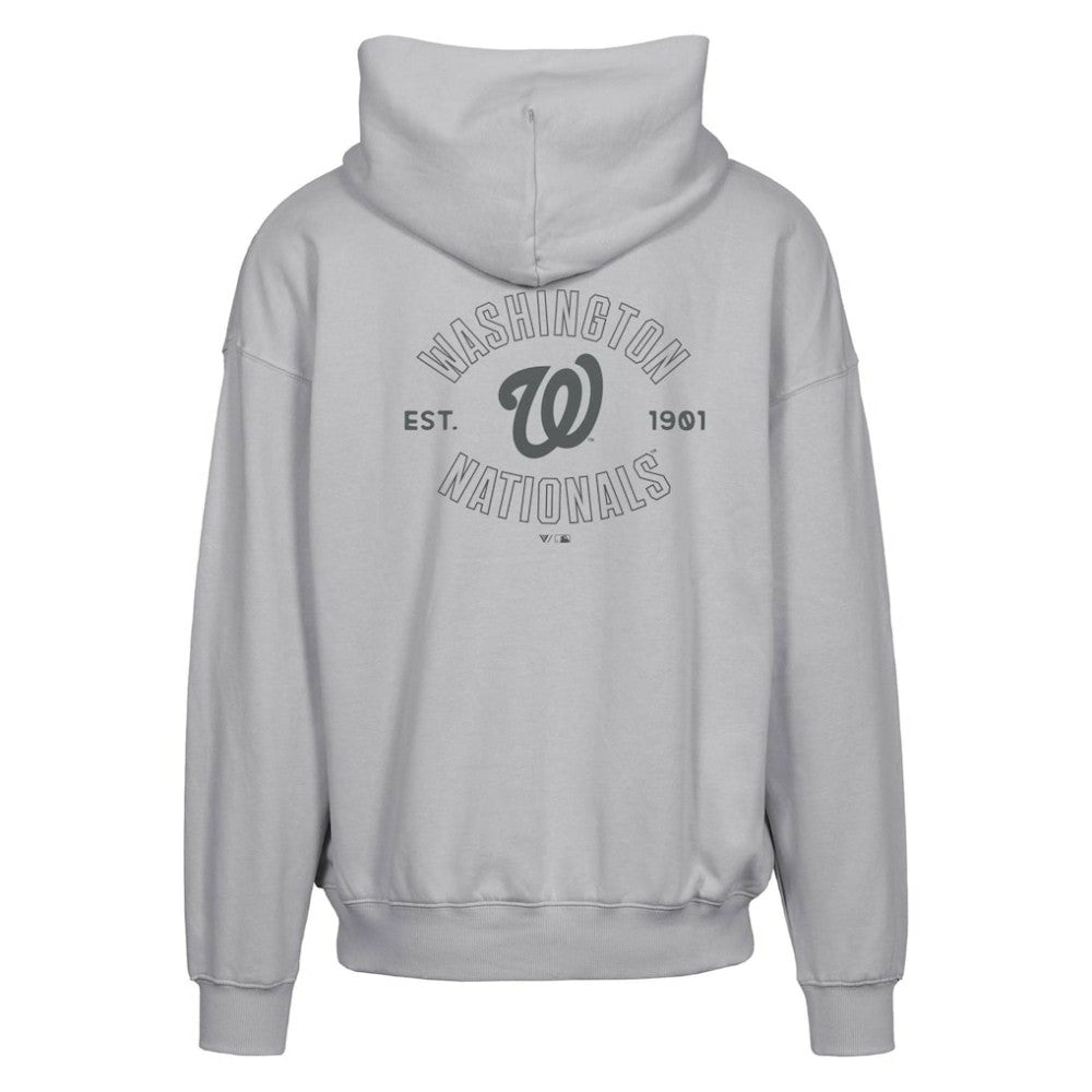 Washington Nationals Levelwear Uphill Abyssal Full-Zip Hoodie - Gray Hoodies