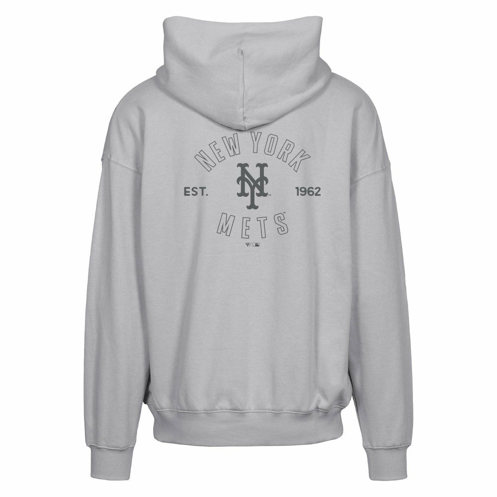 New York Mets Levelwear Uphill Abyssal Full-Zip Hoodie - Gray Hoodies
