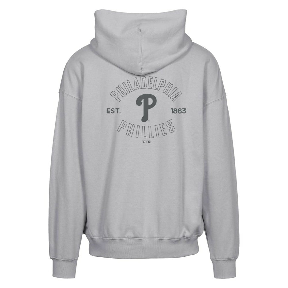 Philadelphia Phillies Levelwear Uphill Abyssal Full-Zip Hoodie - Gray Hoodies