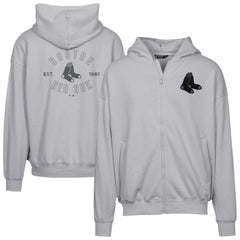 Boston Red Sox Levelwear Uphill Abyssal Full-Zip Hoodie - Gray Hoodies