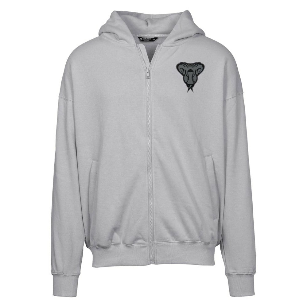 Arizona Diamondbacks Levelwear Uphill Abyssal Full-Zip Hoodie - Gray Hoodies