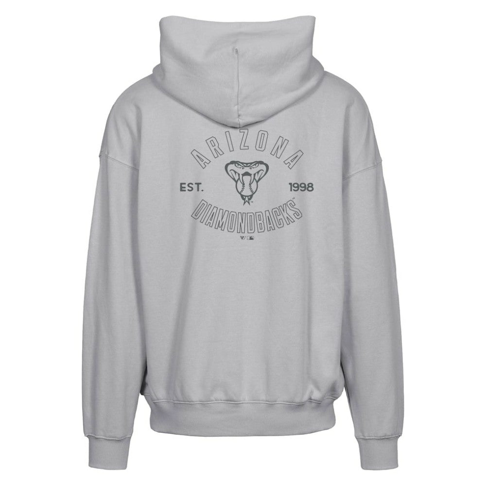 Arizona Diamondbacks Levelwear Uphill Abyssal Full-Zip Hoodie - Gray Hoodies