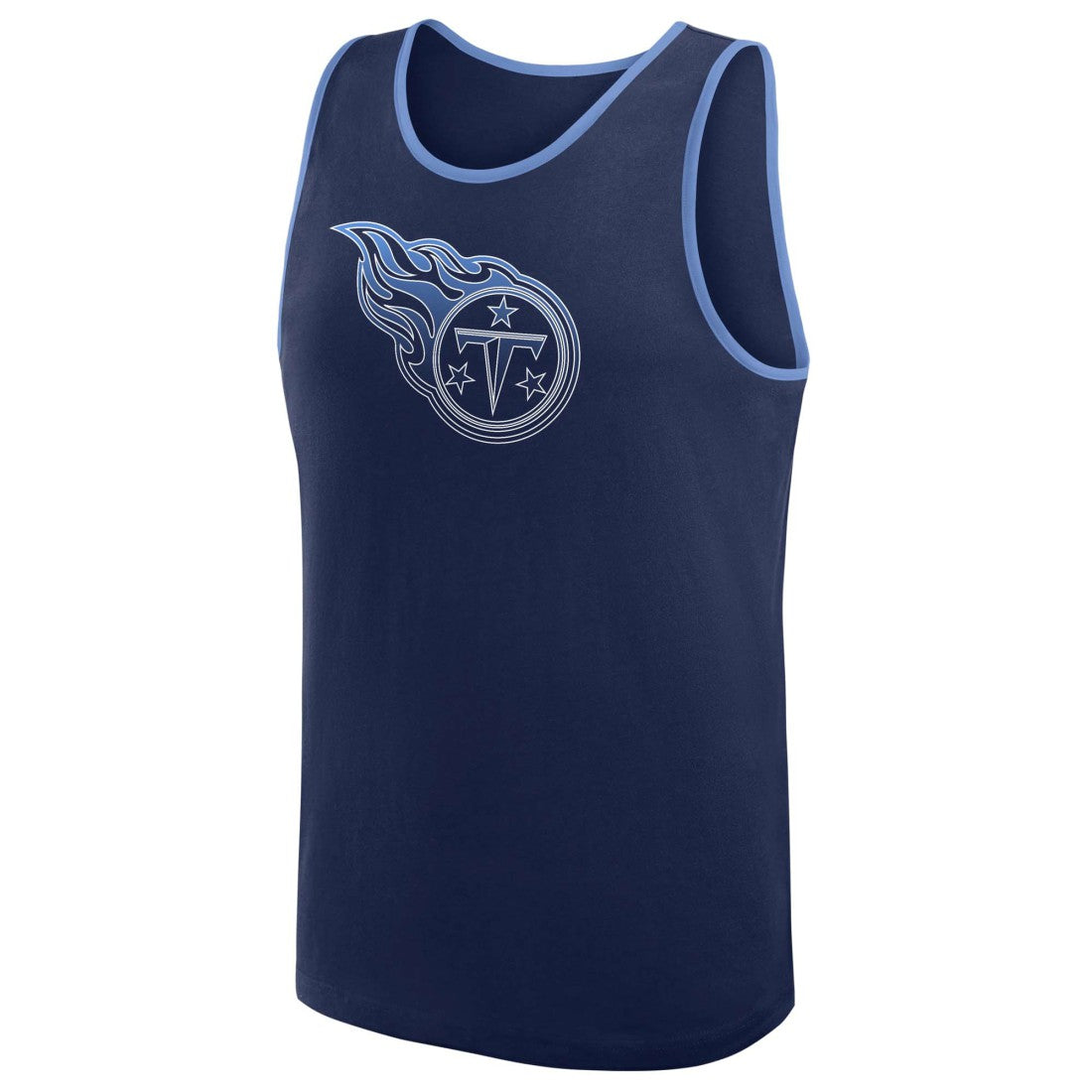 Tennessee Titans Logo Athletic Unmatched Success Tank Top - Navy Tops